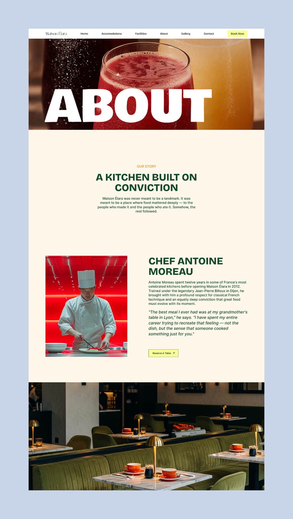 Maison - Restaurant & Cafe Next.js Template screenshot 4