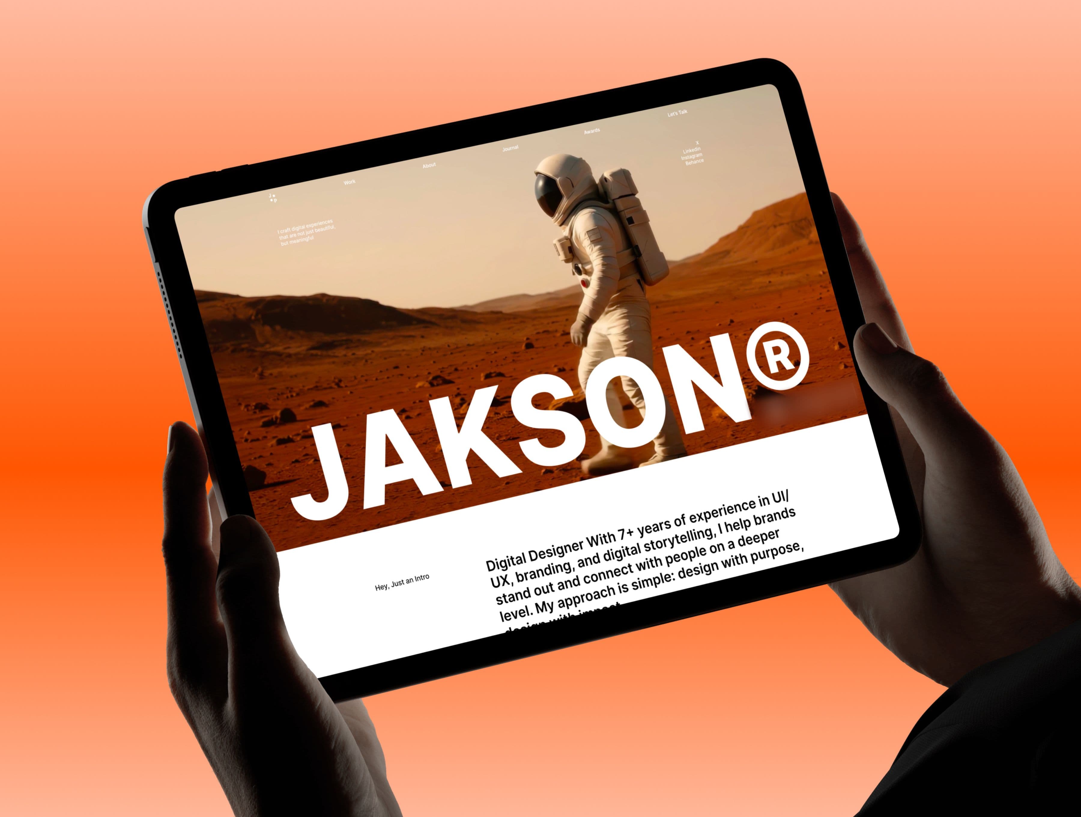 Jakson - Portfolio Template for Designers and Studios screenshot 5