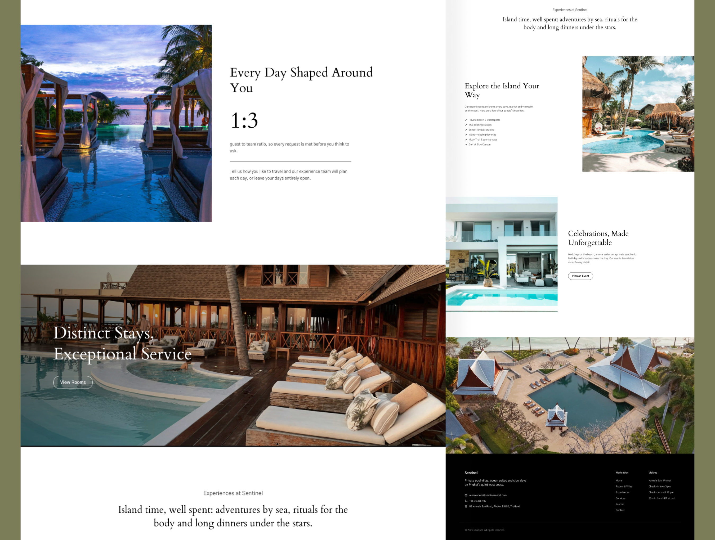 Sentinel - Luxury Hotel & Resort Template (Next.js + Sanity) screenshot 5