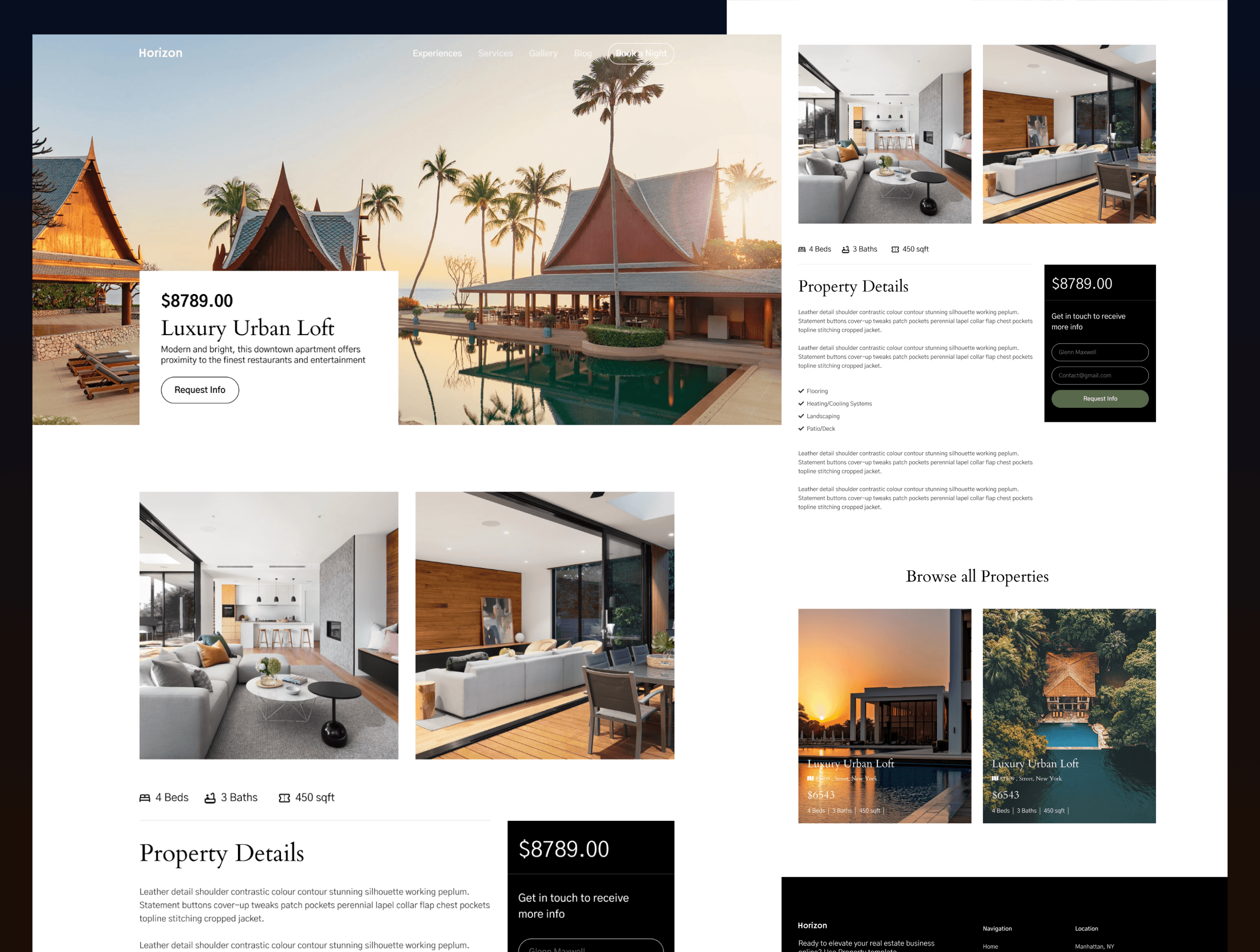 Sentinel - Luxury Hotel & Resort Template (Next.js + Sanity) screenshot 3