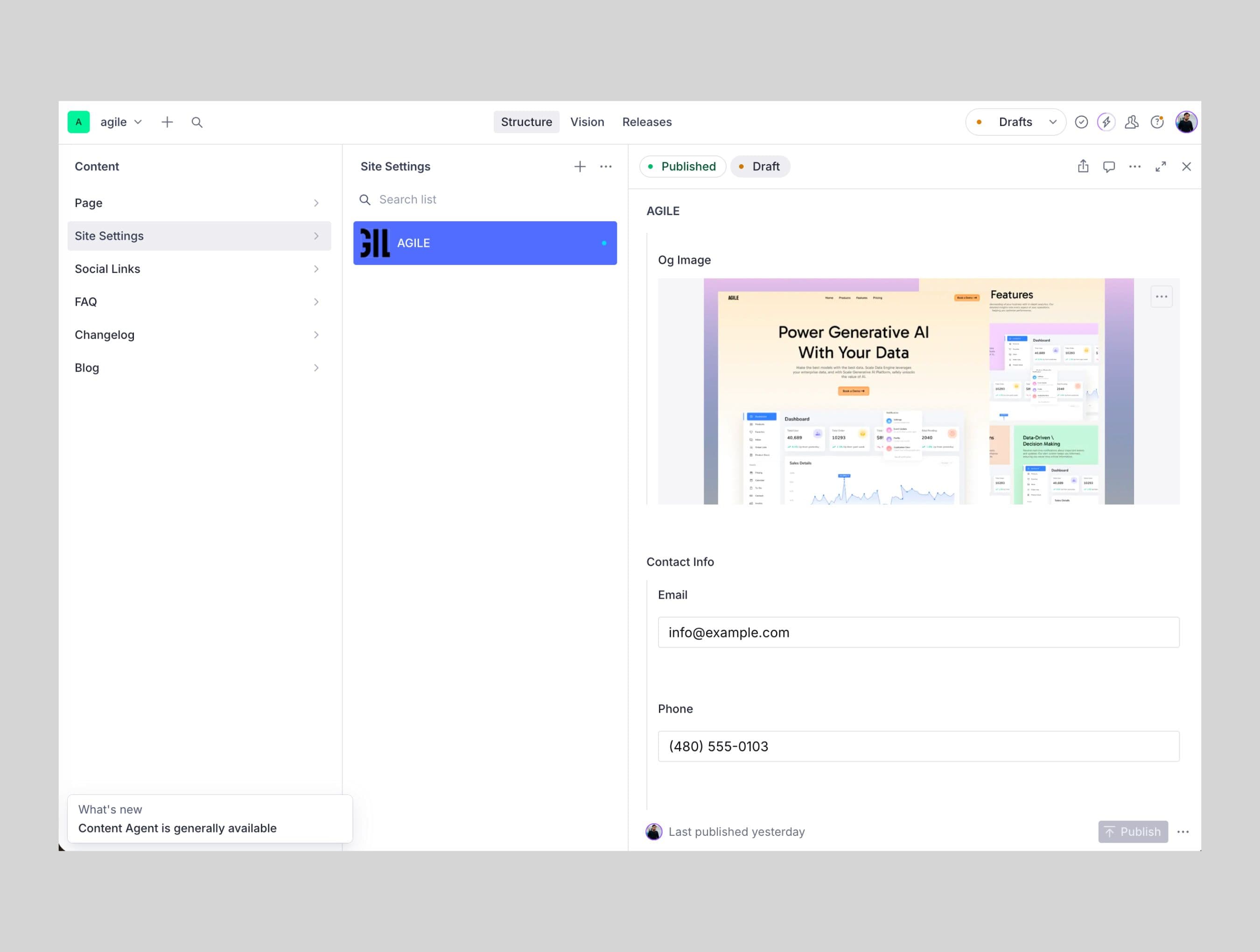 Agile - Next.js + Sanity SaaS Marketing Site Template screenshot 4