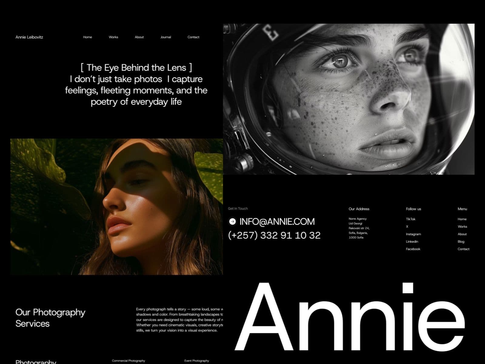 Annie - Framer Minimal Photography Template screenshot 4