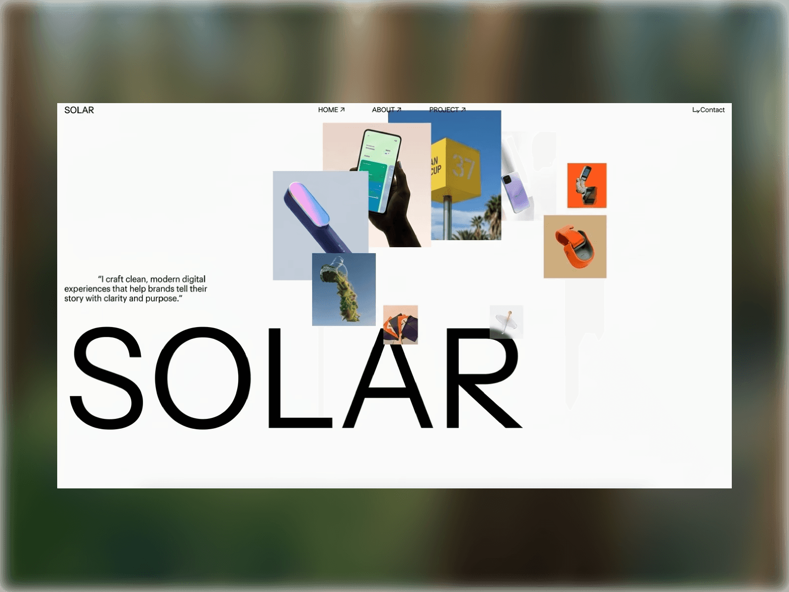 SHOLAR - Minimal Portfolio Framer Template screenshot 3