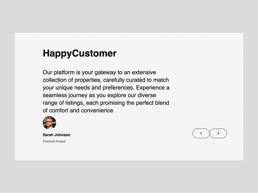 Testimonial Slider