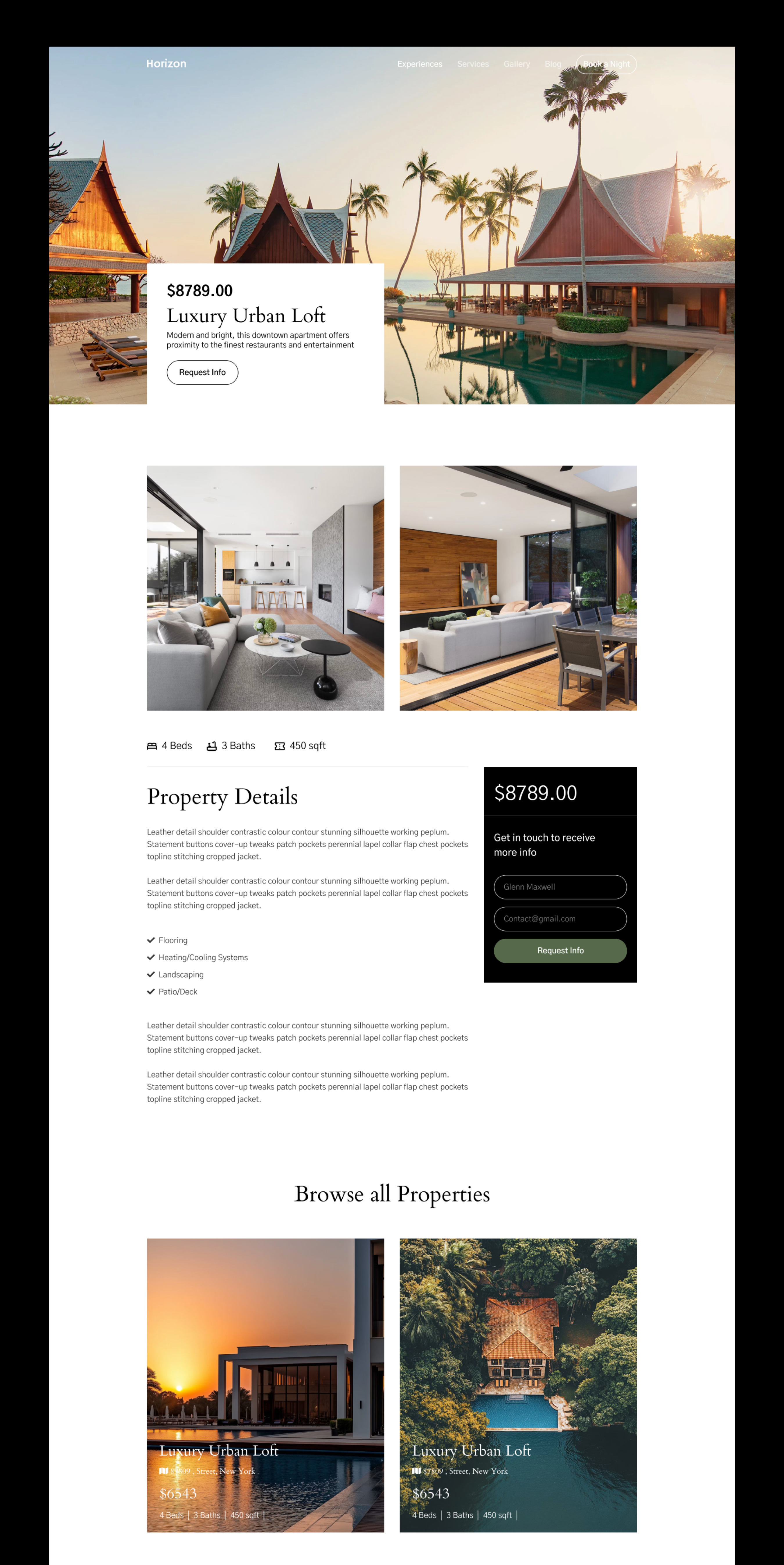 Sentinel - Luxury Hotel & Resort Template (Next.js + Sanity) screenshot 7
