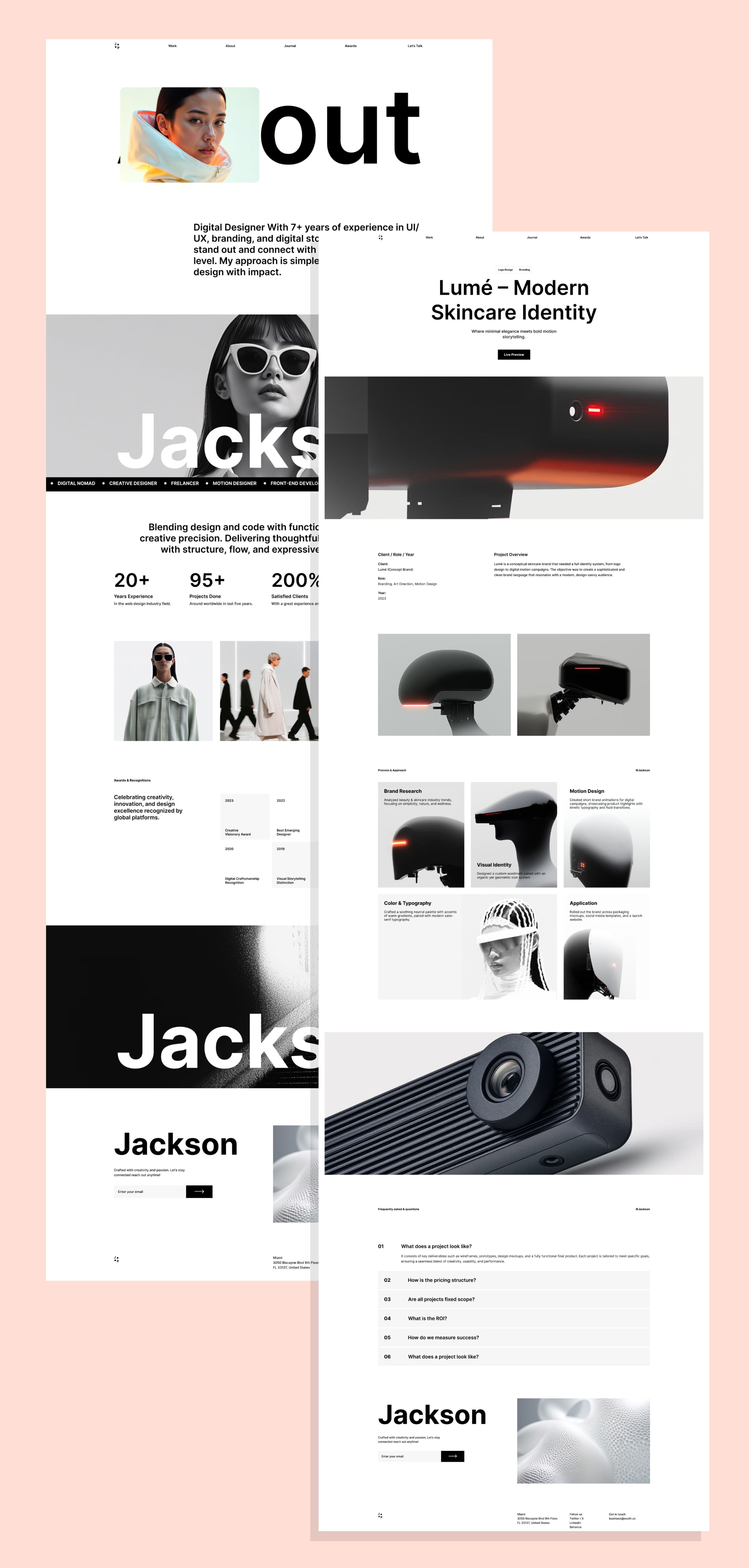 Jakson - Portfolio Template for Designers and Studios screenshot 4