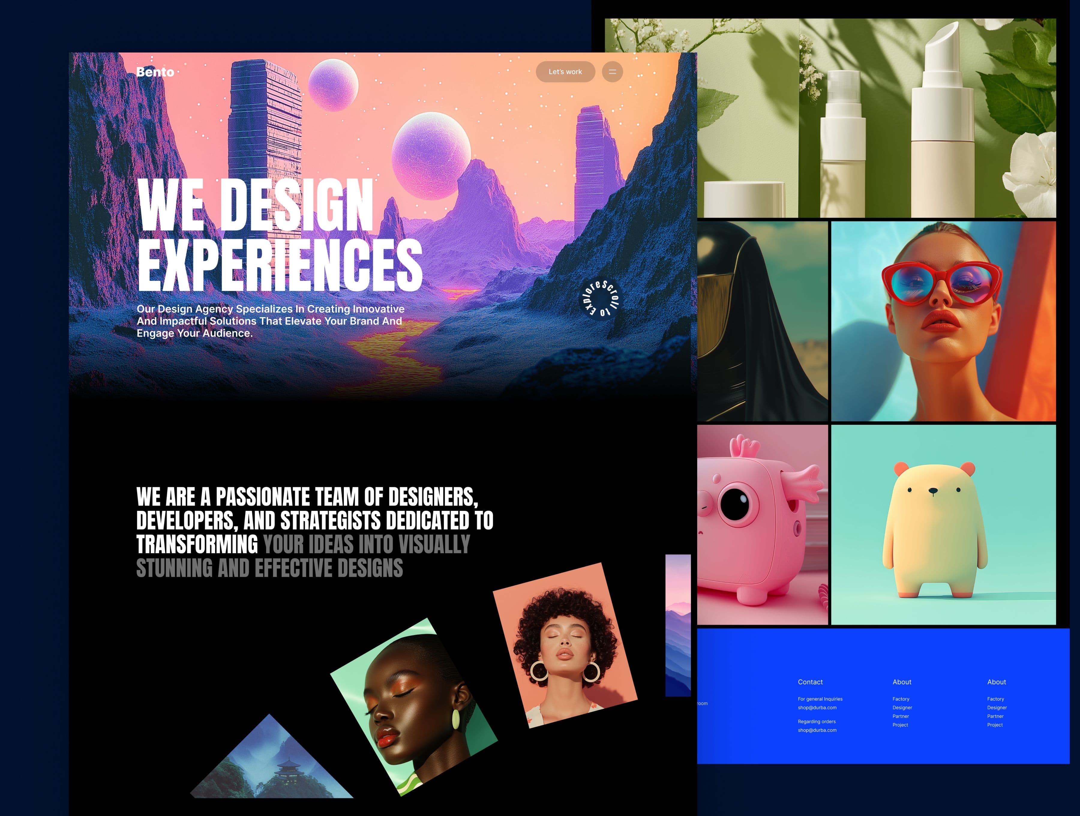 Bento - Agency Website Template (Next.js + Sanity) screenshot 3