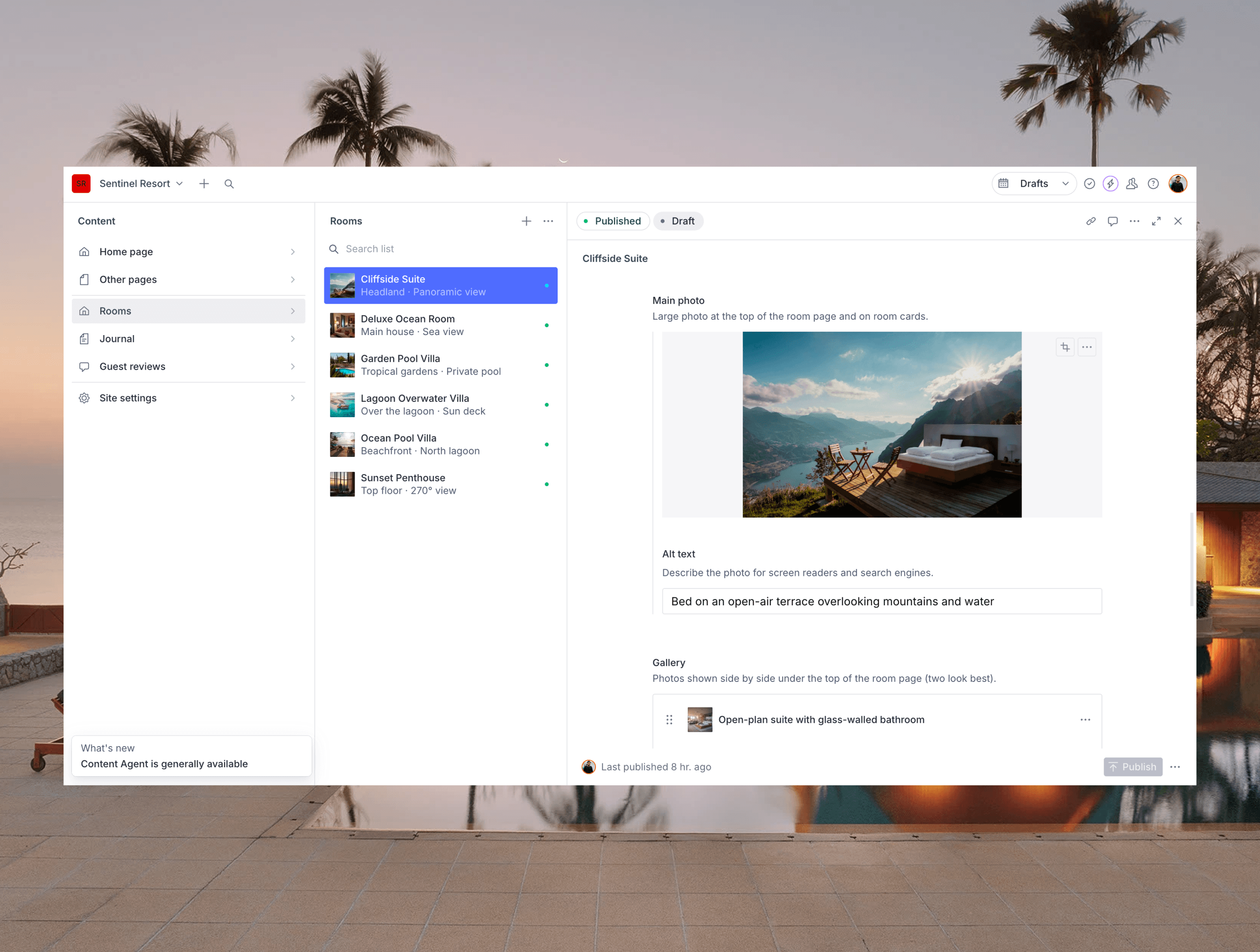 Sentinel - Luxury Hotel & Resort Template (Next.js + Sanity) screenshot 4