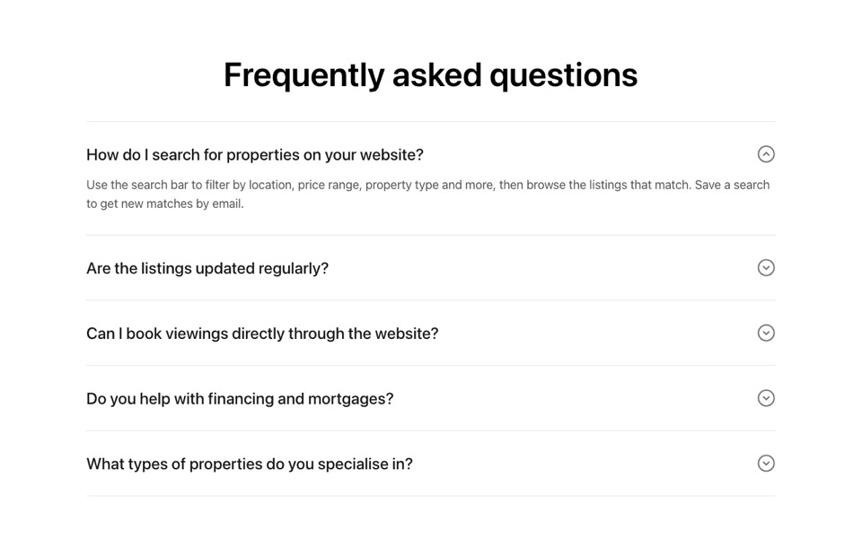 Accordion FAQs