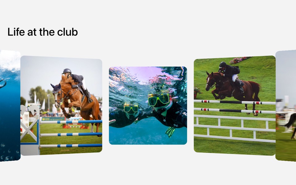 Curved 3D Carousel