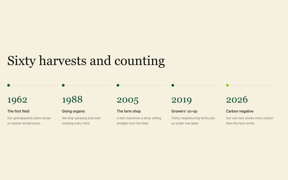 Dot Timeline